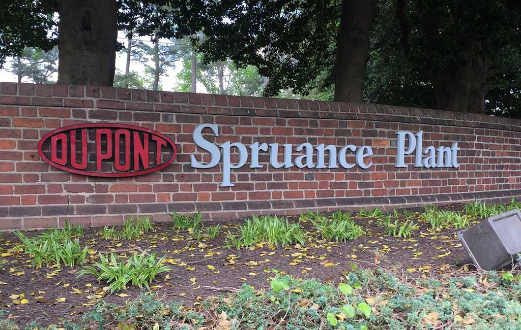 spruance plant sign