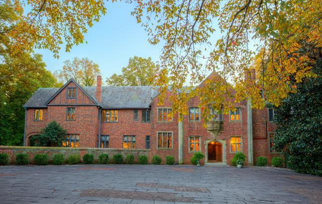 The 14,400-square-foot Tudor Revival-style mansion at 4603 Sulgrave Road in Windsor Farms. (Courtesy CVRMLS)
