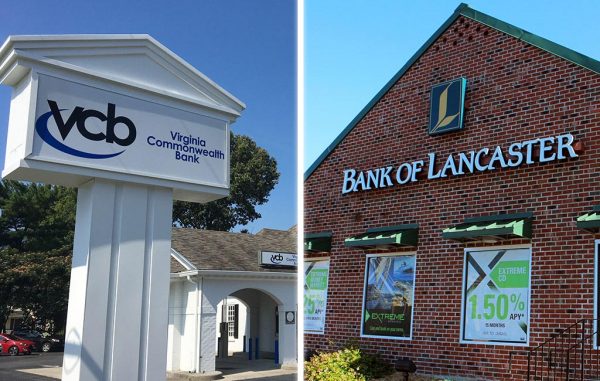 Virginia Commonwealth Bank and Bank of Lancaster will soon close a $29 million merger deal.
