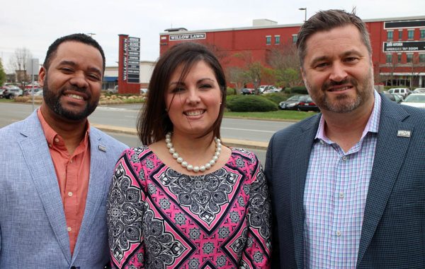 From left: Dell Claiborne, Krystal Mansfield and Jamie Clark are staffing up Statewide Commercial's office in Richmond. (J. Elias O'Neal)