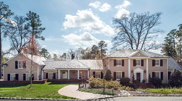 The 6,000-square-foot home at 5301 Kenmore Road sold for $1.9 million. (CVRMLS)