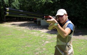 Bruffy uses her own shotgun, a Browning Citori 12-gauge over/under. (Jonathan Spiers)