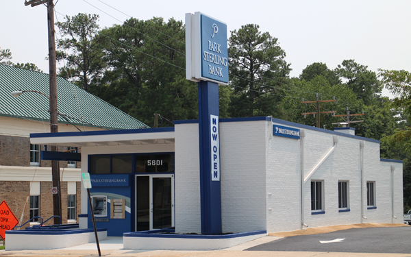 First Bank is reviving the 3,100-square-foot property left vacant in March by Park Sterling Bank. (Michael Schwartz)