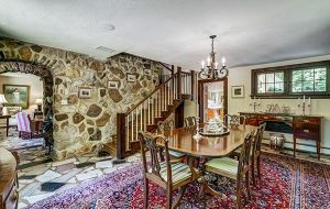 stone house dining room