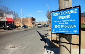zoning change sign