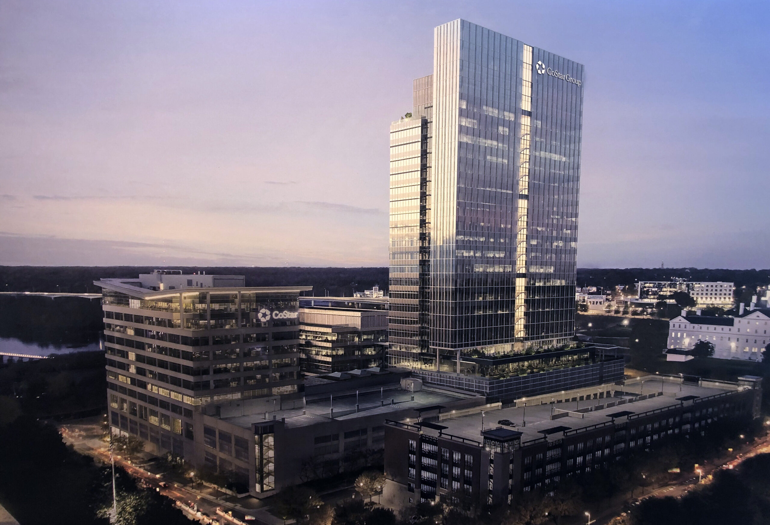 Updated: CoStar will build the state’s tallest building along the riverbank in Richmond