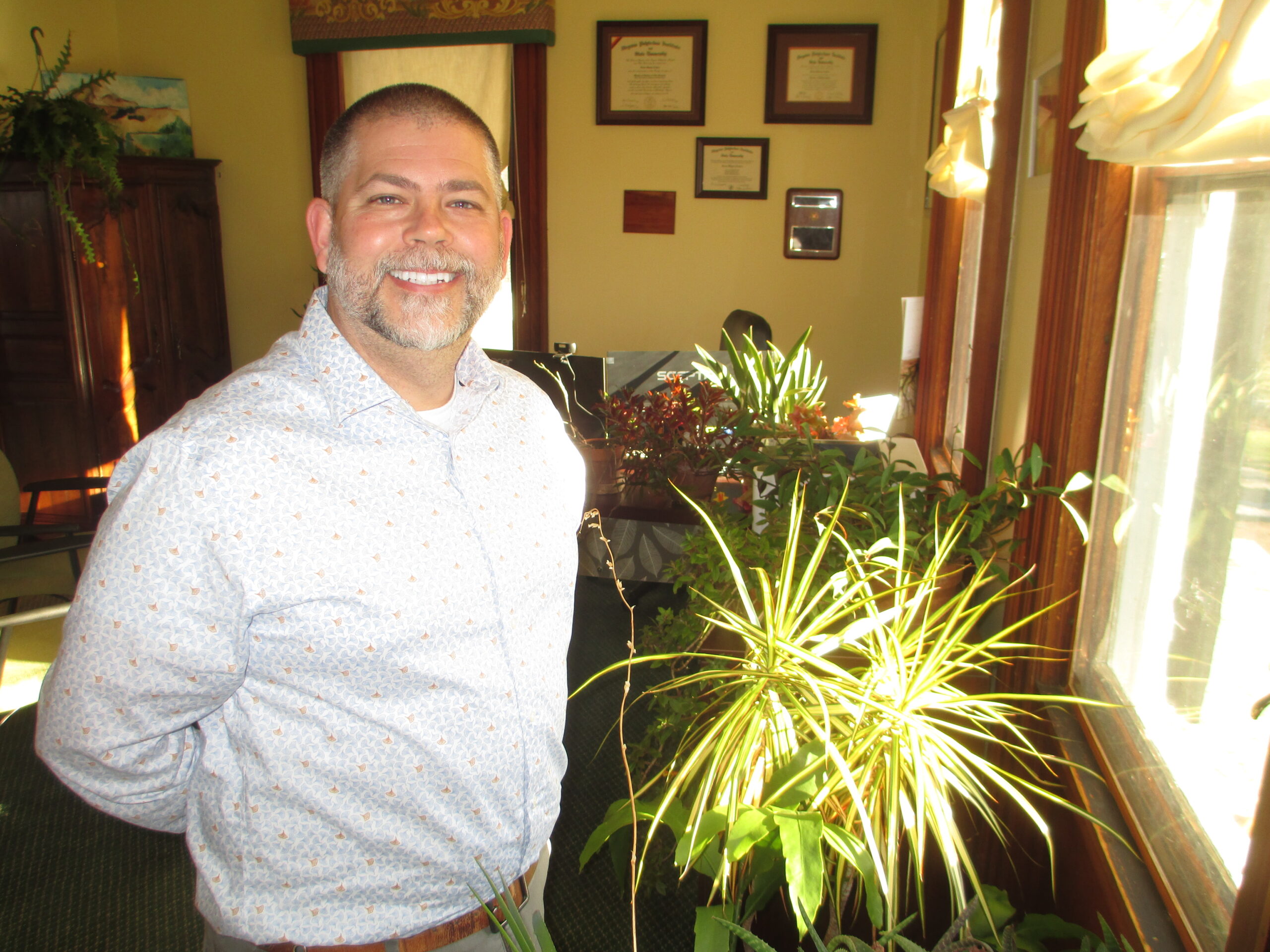 Lewis Ginter Botanical Garden CEO has a green thumb