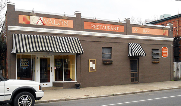 Avalon Restaurant & Bar at 2619 W. Main St. (Photo by David Larter)