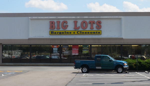 The Big Lots at 8151 Brook Road is one of two area stores applying for an ABC license. (Photo by Mark Robinson)