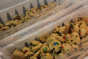 Campus Cookies preps for its first orders on Thursday. 
