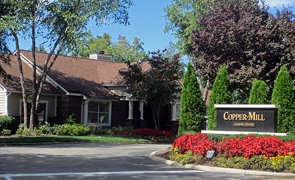 The Copper Mill apartment complex in County is for sale.Photos by Burl Rolett.