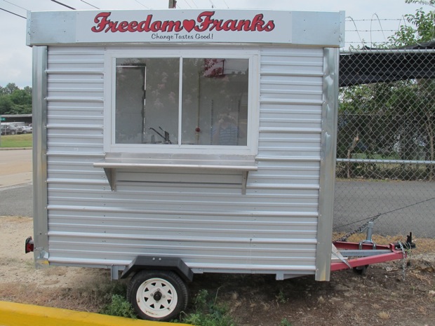 The Freedom Franks stand
