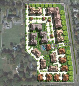 See the Westwood plans (rendering is for the unrevised 349-unit plan).