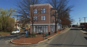 Four apartments and a new restaurant concept are planned for Church Hill. Rendering courtesy of 