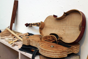 Birce will also remake and sell violins at Four Strings.