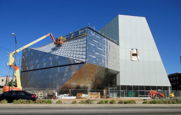 The under-construction ICA as viewed from Belvidere. (Jonathan Spiers)