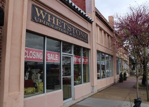 Whetstone is having a closing sale. 
