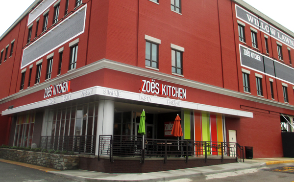 Zoës Kitchen opened April 24 at 1601 Willow Lawn Drive. (Photo by Michael Thompson.) 